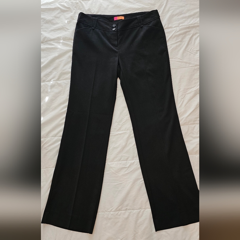 Catch My I Mid Rise Black Dress Pants size 9